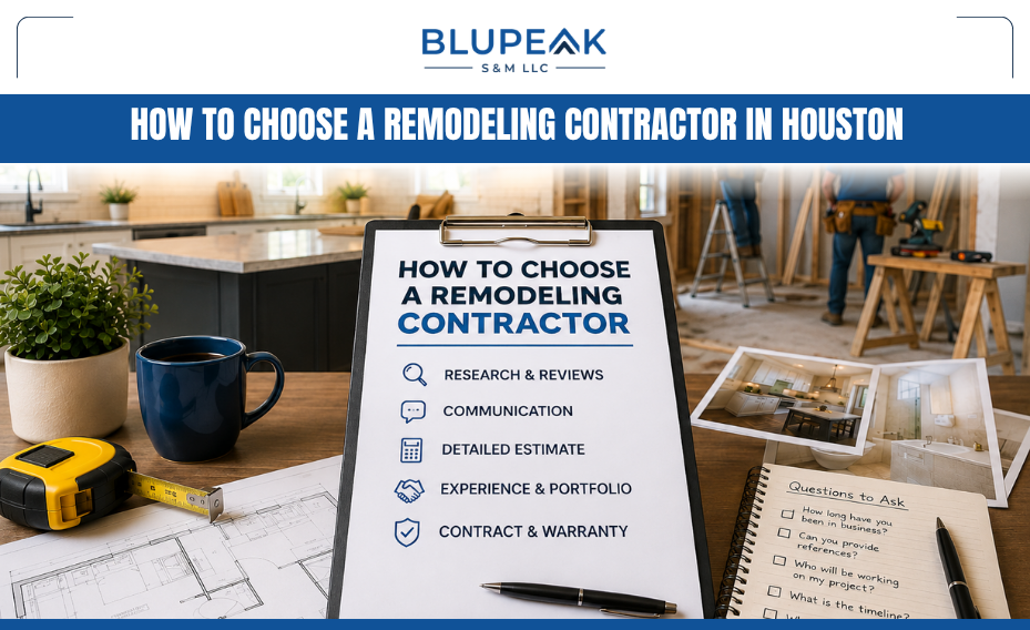 How to Choose a Remodeling Contractor - A Homeowner’s Guide - BLUPEAK