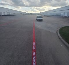 Commercial Pavement Striping Houston Fire Lane Managed - BLUPEAK S&M LLC