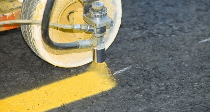 Parking Lot Striping in Houston for Commercial Properties and Managed Lots - BLUPEAK S&M LLC